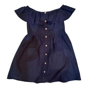 GB | Women's Blue Off Shoulder Dress | Size L | 0999